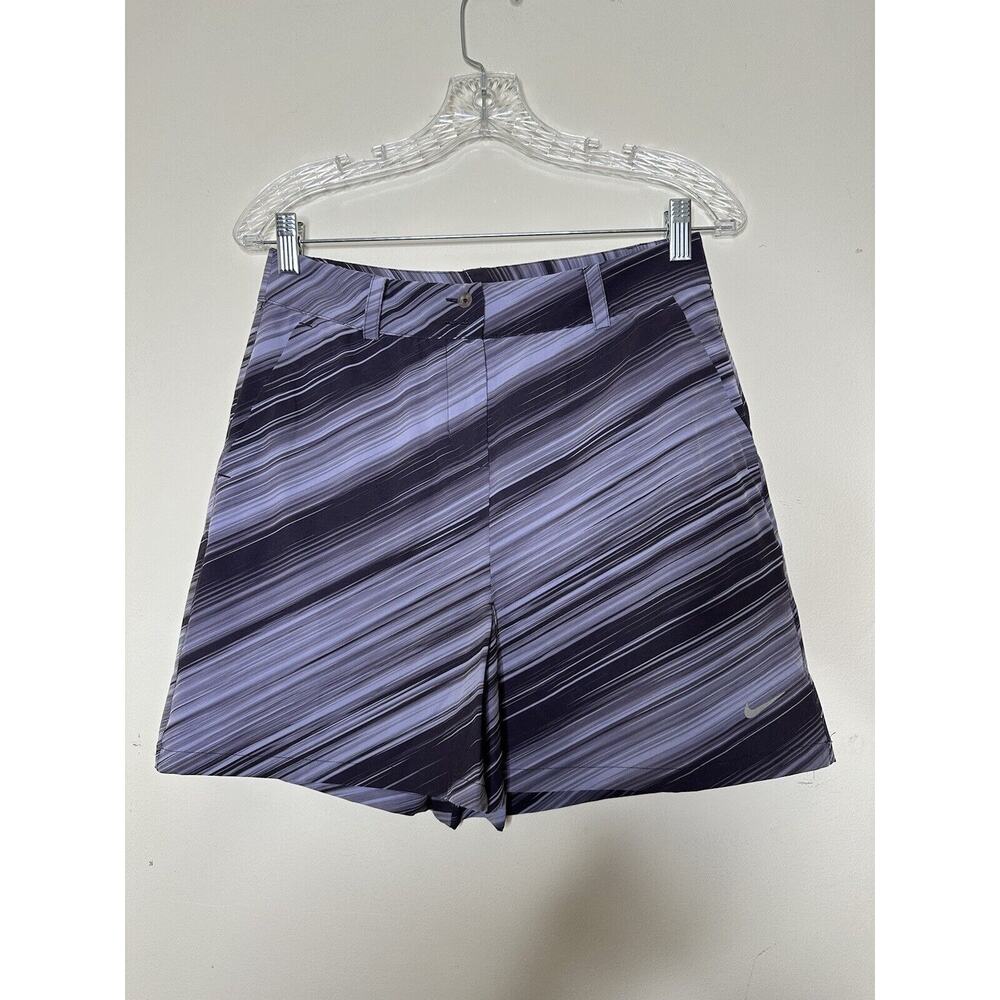 Nike Golf Tour Perform Women's Hyper Speed Skort Stripe Tech Skirt Size 2 Purple